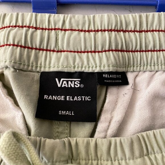 Vans Range Elastic Shorts Mens Small (30) Mint Green Drawstring Relaxed Fit - Picture 9 of 11